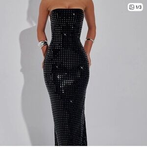 Elegant Black Evening Dress